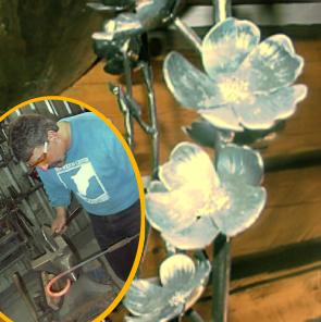 hammering metal into just about anything you can imagine